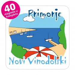 Magneti plaža EKO C 10 W Komplet 40 ili 20 kom  Novi Vinodolski