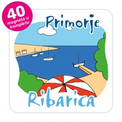 Magneti plaža EKO C 10 W Komplet 40 ili 20 kom  Ribarica