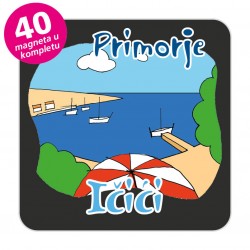 Magneti plaža EKO C 10 B Komplet 40 ili 20 kom  Ičići