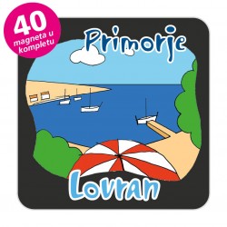 Magneti plaža EKO C 10 B Komplet 40 ili 20 kom  Lovran