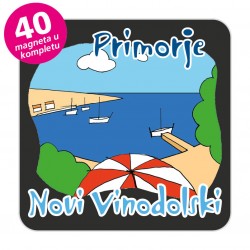Magneti plaža EKO C 10 B Komplet 40 ili 20 kom  Novi Vinodolski