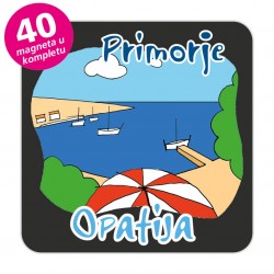 Magneti plaža EKO C 10 B Komplet 40 ili 20 kom  Opatija