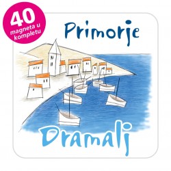 Magneti gradić EKO C 11 W Komplet 40 ili 20 kom  Dramalj