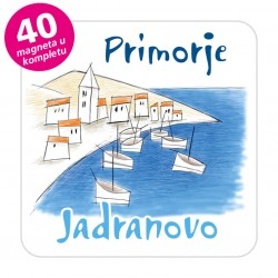 Magneti gradić EKO C 11 W Komplet 40 ili 20 kom  Jadranovo