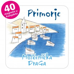 Magneti gradić EKO C 11 W Komplet 40 ili 20 kom  Mošćenička Draga