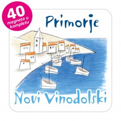 Magneti gradić EKO C 11 W Komplet 40 ili 20 kom  Novi Vinodolski