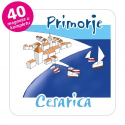 Magneti gradić EKO C 12 W Komplet 40 ili 20 kom  Cesarica