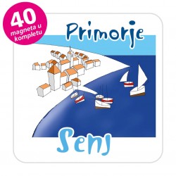 Magneti gradić EKO C 12 W Komplet 40 ili 20 kom  Senj