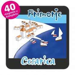 Magneti gradić EKO C 12 B Komplet 40 ili 20 kom  Cesarica