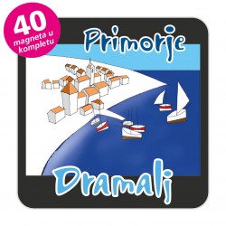 Magneti gradić EKO C 12 B Komplet 40 ili 20 kom  Dramalj