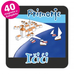 Magneti gradić EKO C 12 B Komplet 40 ili 20 kom  Ičići