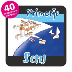 Magneti gradić EKO C 12 B Komplet 40 ili 20 kom  Senj