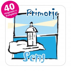 Magneti svjetionik EKO C 17 W Komplet 40 ili 20 kom  Senj