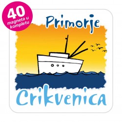 Magneti brod EKO C 27 W Komplet 40 ili 20 kom  Crikvenica
