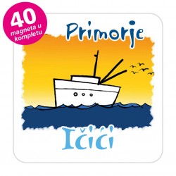 Magneti brod EKO C 27 W Komplet 40 ili 20 kom  Ičići