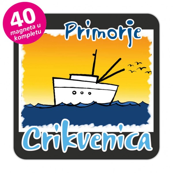 Magneti brod EKO C 27 B Komplet 40 ili 20 kom  Crikvenica