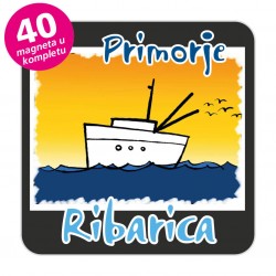 Magneti brod EKO C 27 B Komplet 40 ili 20 kom  Ribarica