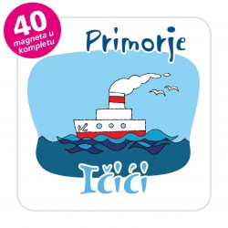 Magneti brod EKO C 28 W Komplet 40 ili 20 kom  Ičići