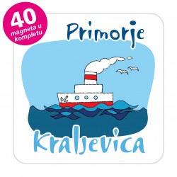 Magneti brod EKO C 28 W Komplet 40 ili 20 kom  Kraljevica