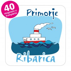 Magneti brod EKO C 28 W Komplet 40 ili 20 kom  Ribarica