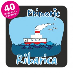 Magneti brod EKO C 28 B Komplet 40 ili 20 kom  Ribarica