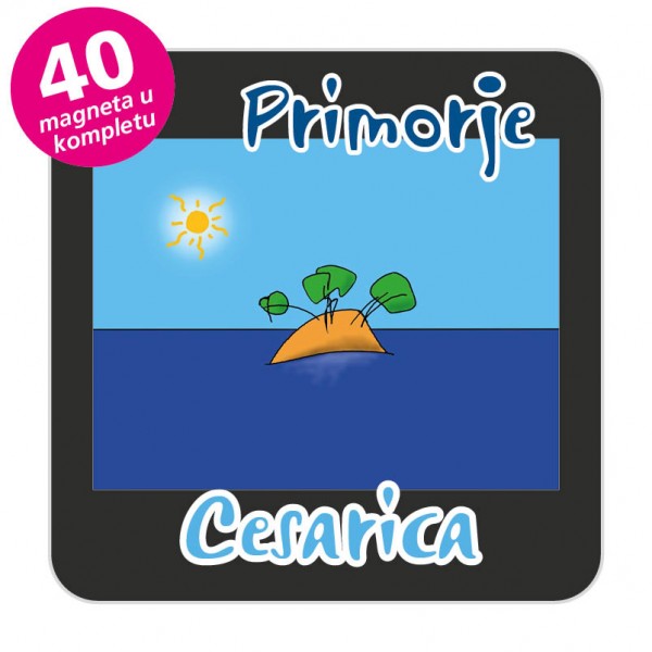 Magneti otok EKO C 30 B Komplet 40 ili 20 kom  Cesarica