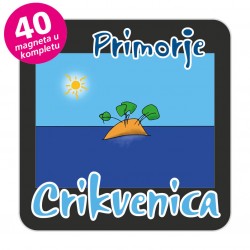 Magneti otok EKO C 30 B Komplet 40 ili 20 kom  Crikvenica