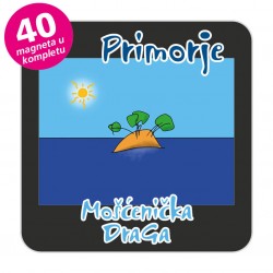Magneti otok EKO C 30 B Komplet 40 ili 20 kom  Mošćenička Draga