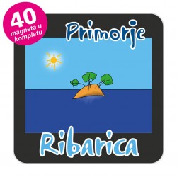Magneti otok EKO C 30 B Komplet 40 ili 20 kom  Ribarica