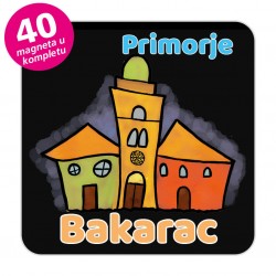 Magneti gradić EKO V 01 B Komplet 40 ili 20 kom  Bakarac