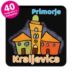 Magneti gradić EKO V 01 B Komplet 40 ili 20 kom  Kraljevica