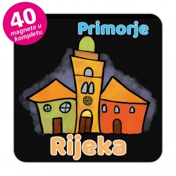 Magneti gradić EKO V 01 B Komplet 40 ili 20 kom  Rijeka