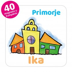 Magneti gradić EKO V 03 W Komplet 40 ili 20 kom  Ika