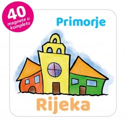 Magneti gradić EKO V 03 W Komplet 40 ili 20 kom  Rijeka