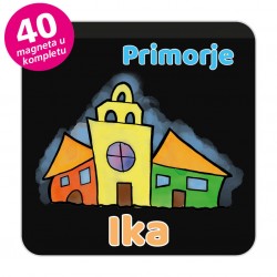 Magneti gradić EKO V 03 B Komplet 40 ili 20 kom  Ika