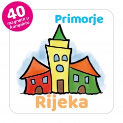 Magneti gradić EKO V 04 W Komplet 40 ili 20 kom  Rijeka