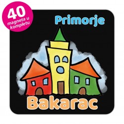 Magneti gradić EKO V 04 B Komplet 40 ili 20 kom  Bakarac