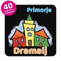 Magneti gradić EKO V 04 B Komplet 40 ili 20 kom  Dramalj