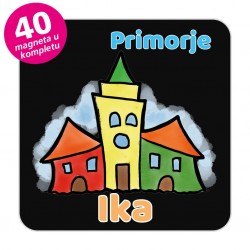 Magneti gradić EKO V 04 B Komplet 40 ili 20 kom  Ika