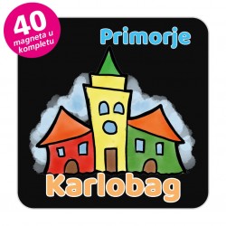 Magneti gradić EKO V 04 B Komplet 40 ili 20 kom  Karlobag