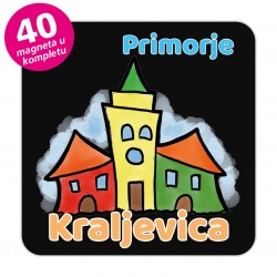 Magneti gradić EKO V 04 B Komplet 40 ili 20 kom  Kraljevica