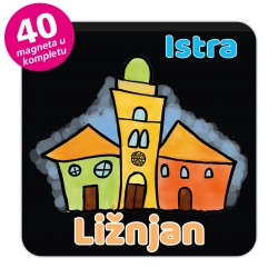 Magneti gradić EKO V 01 B Komplet 40 ili 20 kom  Ližnjan