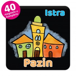 Magneti gradić EKO V 01 B Komplet 40 ili 20 kom  Pazin