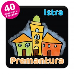 Magneti gradić EKO V 01 B Komplet 40 ili 20 kom  Premantura