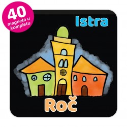 Magneti gradić EKO V 01 B Komplet 40 ili 20 kom  Roč