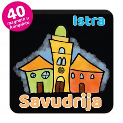 Magneti gradić EKO V 01 B Komplet 40 ili 20 kom  Savudrija