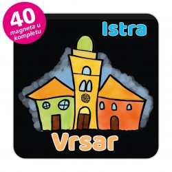 Magneti gradić EKO V 01 B Komplet 40 ili 20 kom  Vrsar