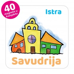 Magneti gradić EKO V 03 W Komplet 40 ili 20 kom  Savudrija