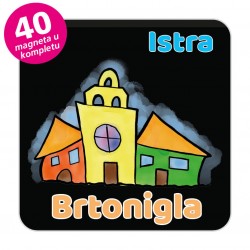 Magneti gradić EKO V 03 B Komplet 40 ili 20 kom  Brtonigla