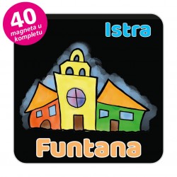 Magneti gradić EKO V 03 B Komplet 40 ili 20 kom  Funtana